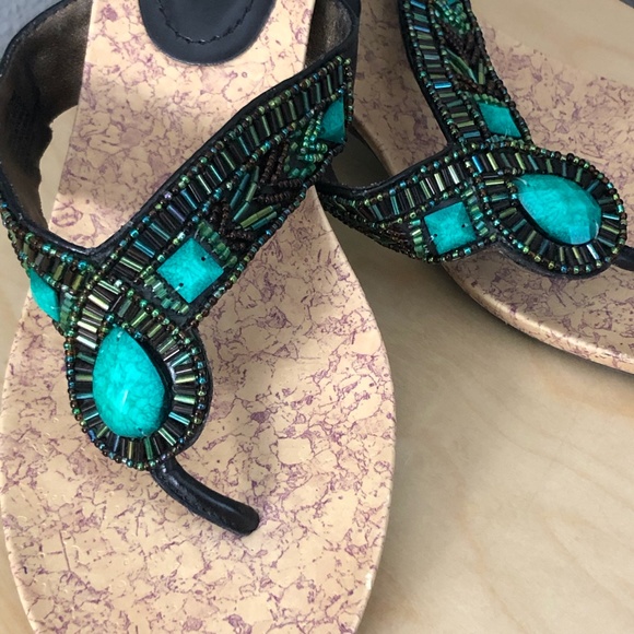 Kenneth Cole Reaction Wedge Sandals - Picture 7 of 16